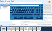 ERP ecran tactile