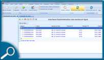 Interface ERP e-commerce - ventes en ligne