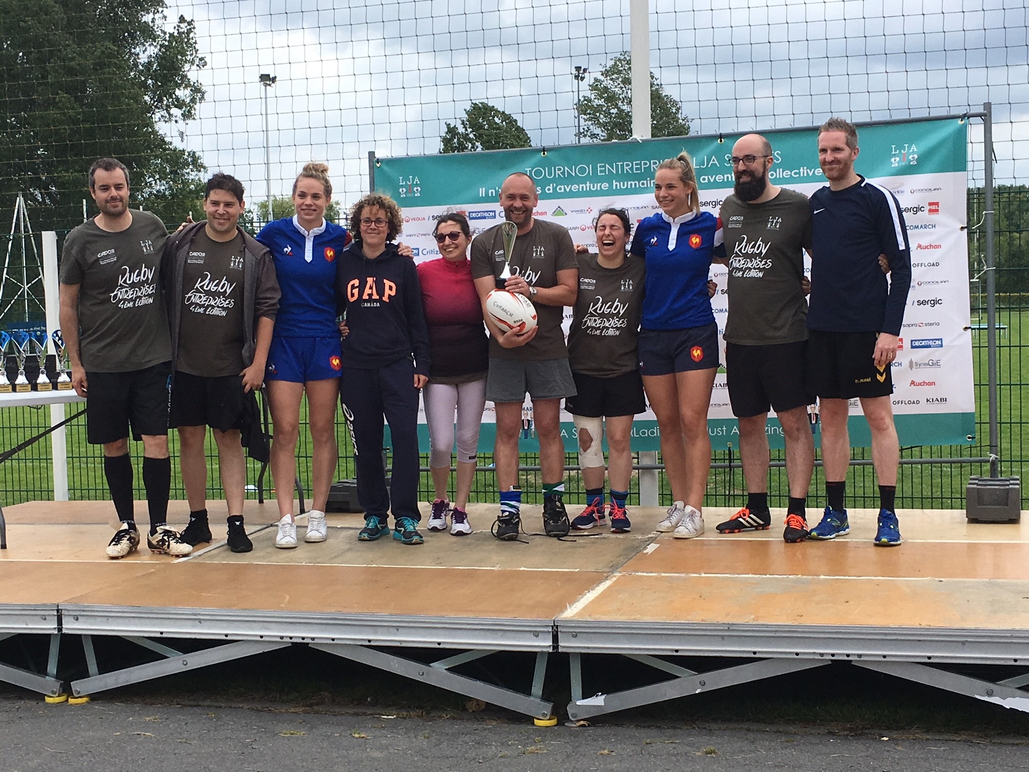 podium Comarch tournoi rugby