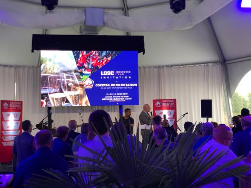 Comarch &eacute;tait invit&eacute; au cocktail du Losc Business Team