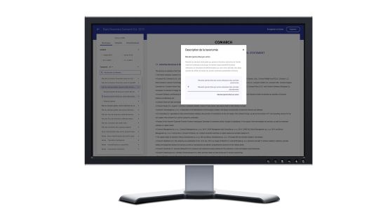 Revoir la description de la taxonomie IFRS