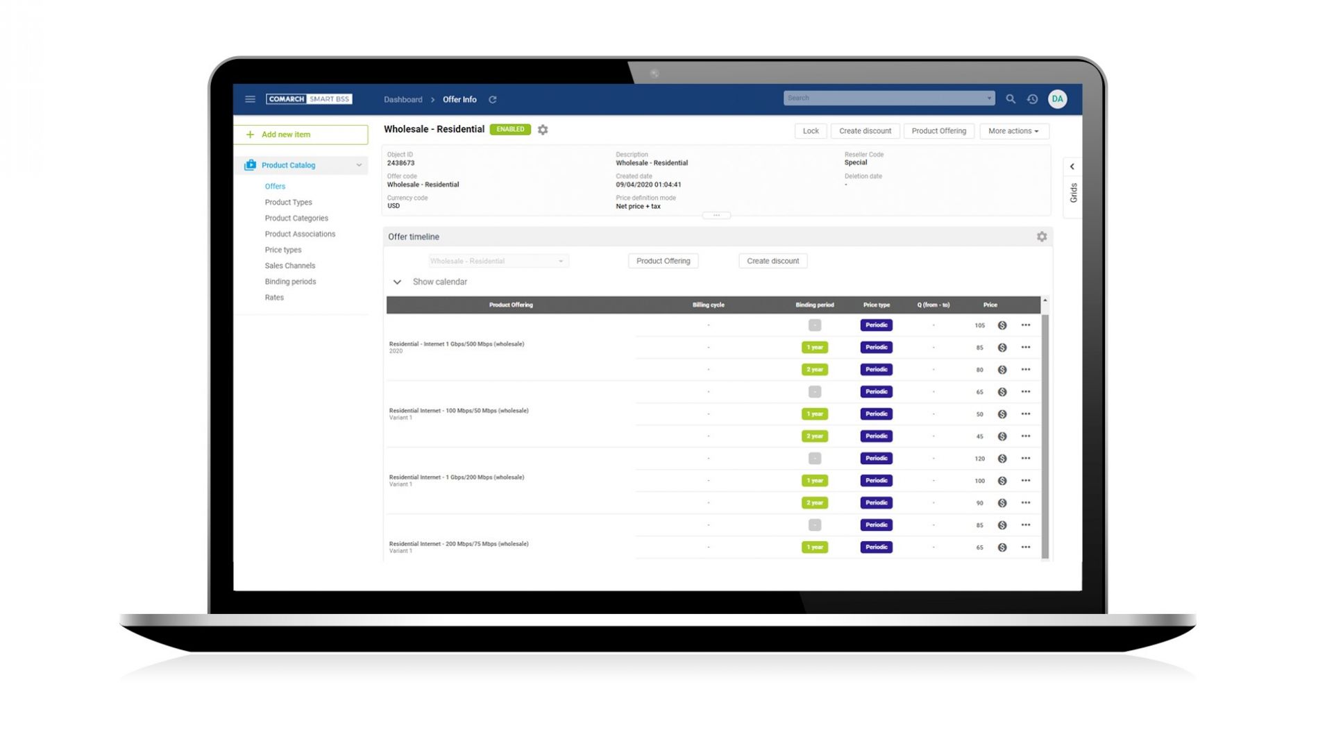 Smart BSS Retail and Wholesale Management