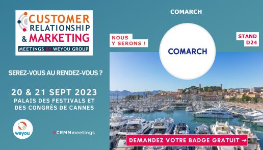 Comarch sera pr&eacute;sent &agrave; l&rsquo;&eacute;dition 2023 des CRM Meetings de Cannes