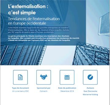 étude IDC outsourcing IT