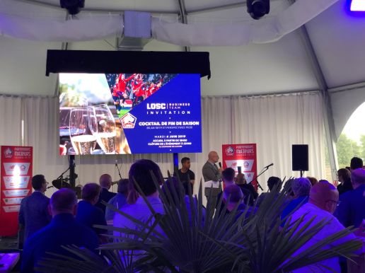 Comarch était invité au cocktail du Losc Business Team